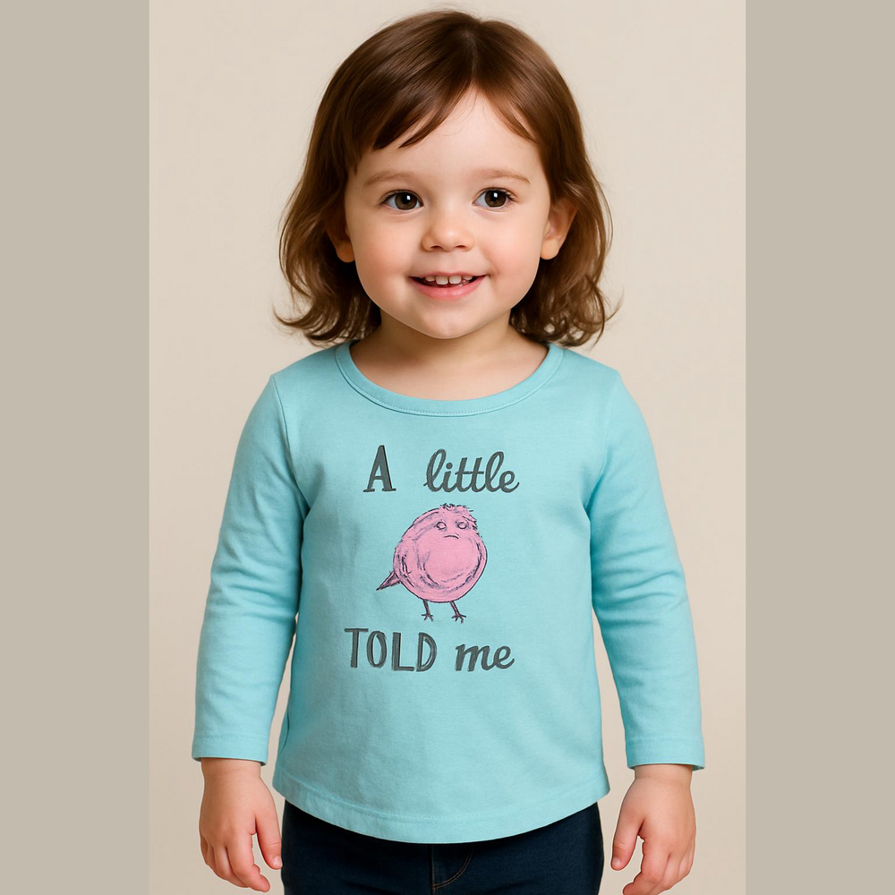Young and awesome blue size 3 toddler long sleeve graphic blouse